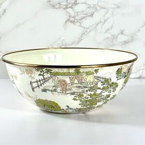 MacKenzie - Childs Medium Aurora Farmhouse Retired Serving Bowl